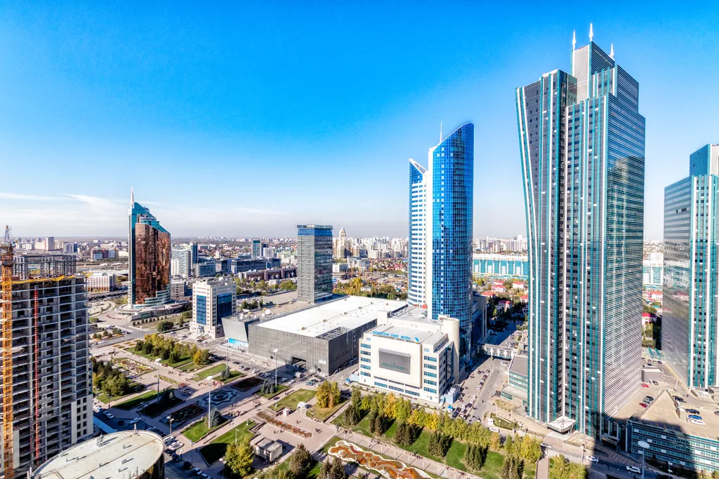 Уютная квартира на 30 этаже, в центре Астаны с видом на город