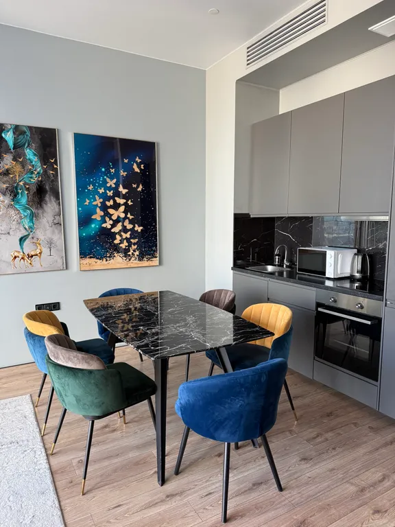 Neva City 43 этаж 51 м2 панорамный вид на небоскребы и город