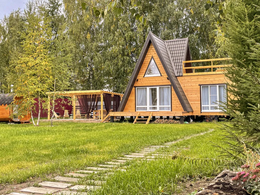 Коттедж Уютный домик A-frame — Горки