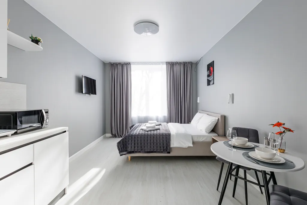 Квартира Квартира Дизайнерская студия на западе города — Москва