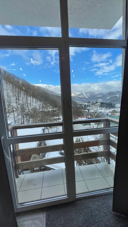 Red freezer apartament