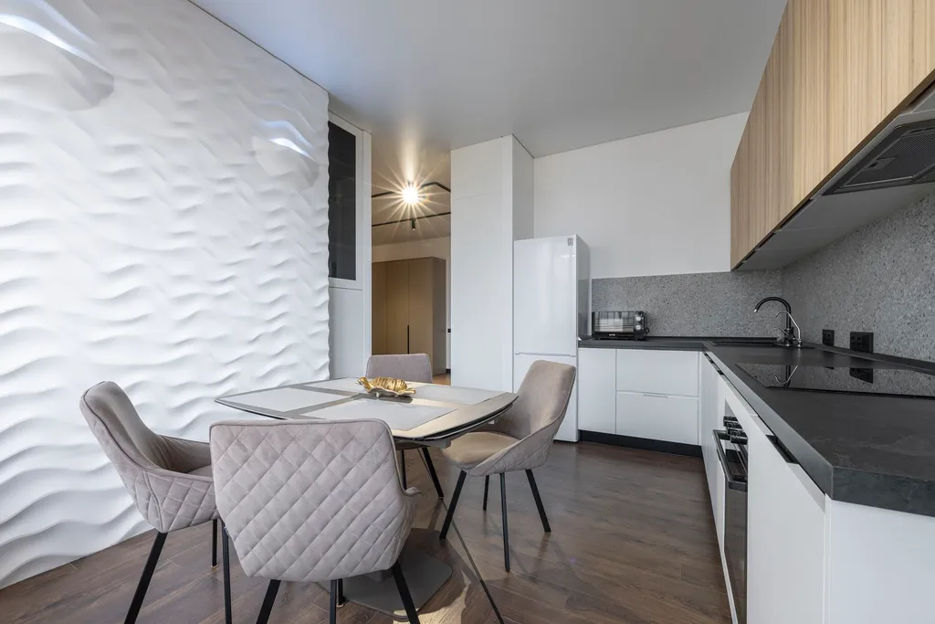 Квартира Квартира Дизайнерская двушка с камином у ЦСКА — Москва