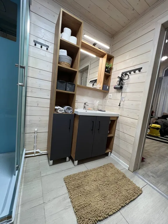 Коттедж Коттедж Комфортабельный барнхаус с баней и купелью для отдыха вдали от города — Шишкино