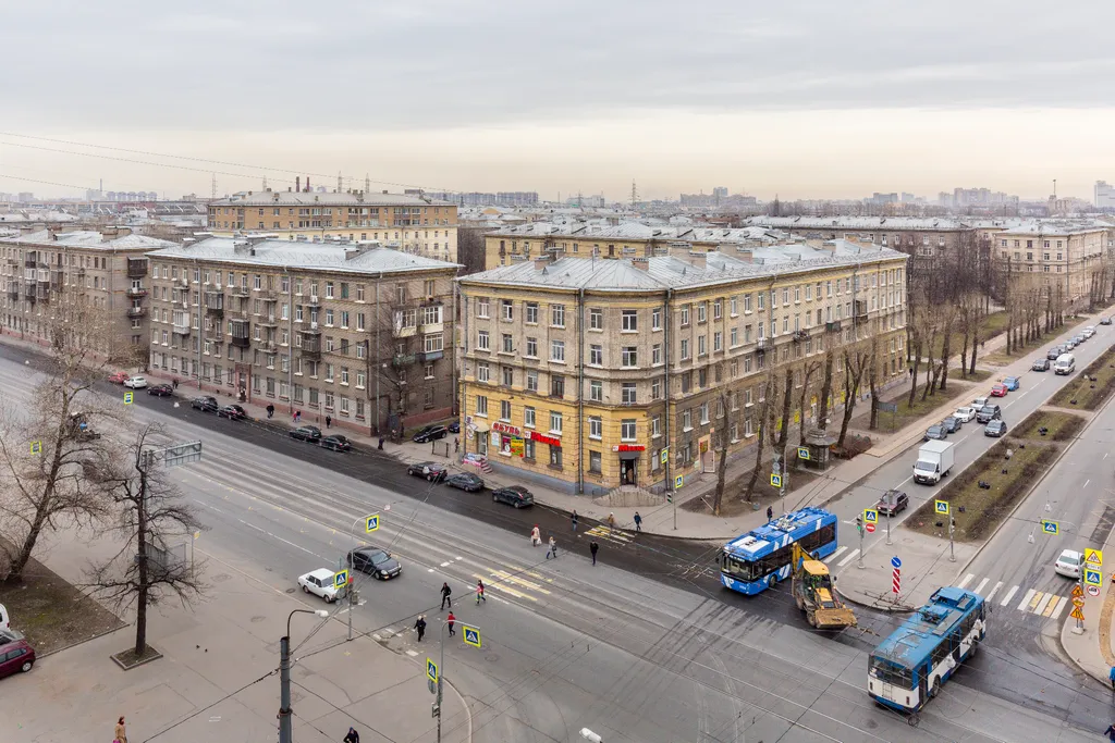 Квартира Квартира Стильная студия у метро Кировский завод — Санкт-Петербург