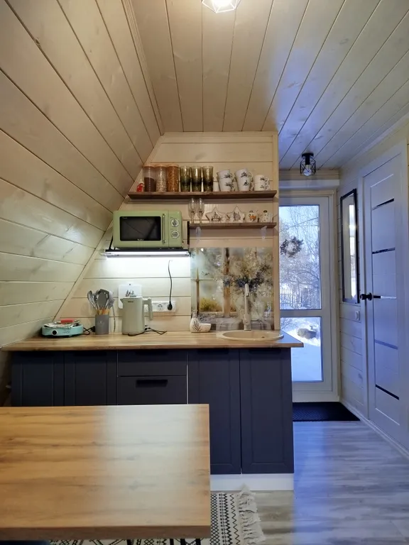 Атмосферный дом шале с видом на лес