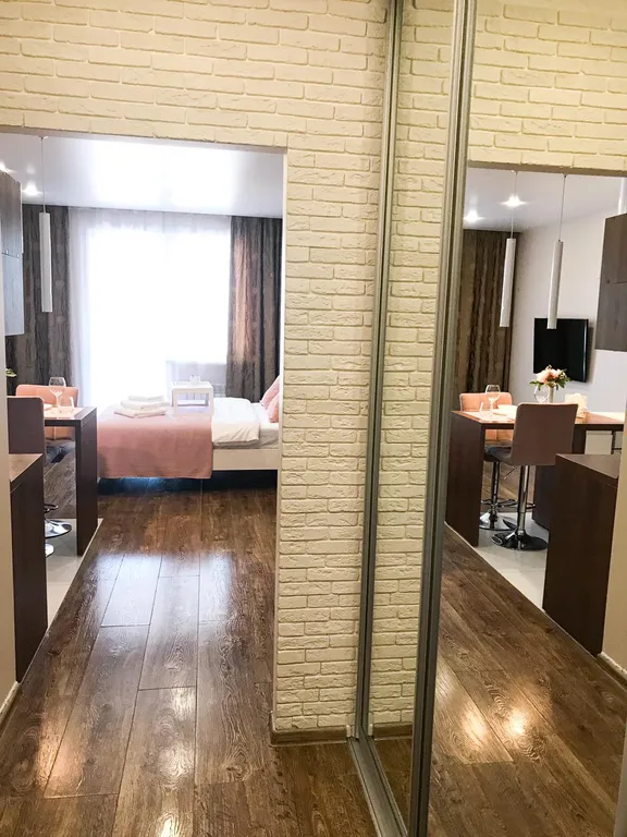 Апартаменты с потрясающим панорамным видом с 13 этажа