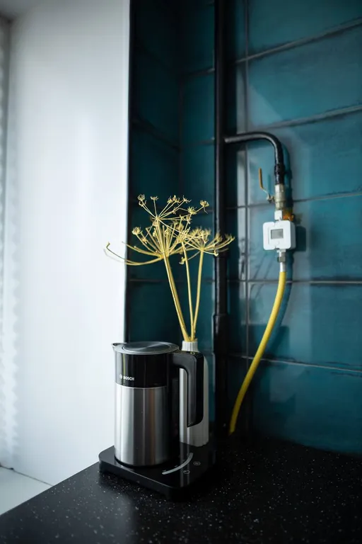 Видовая и стильная квартира в стиле Сканди с виниловым проигрывателем