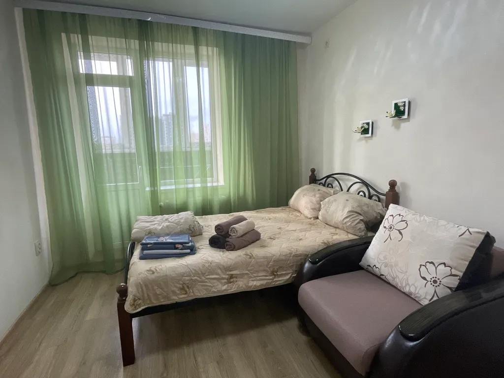 Квартира Квартира Уютная евродвушка недалеко от парка Галицкого и Краевой больницы 1 — Краснодар