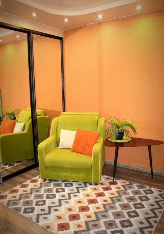 Квартира зелёного цвета