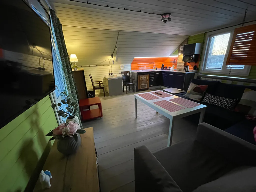 Деревянный домик со spa зоной