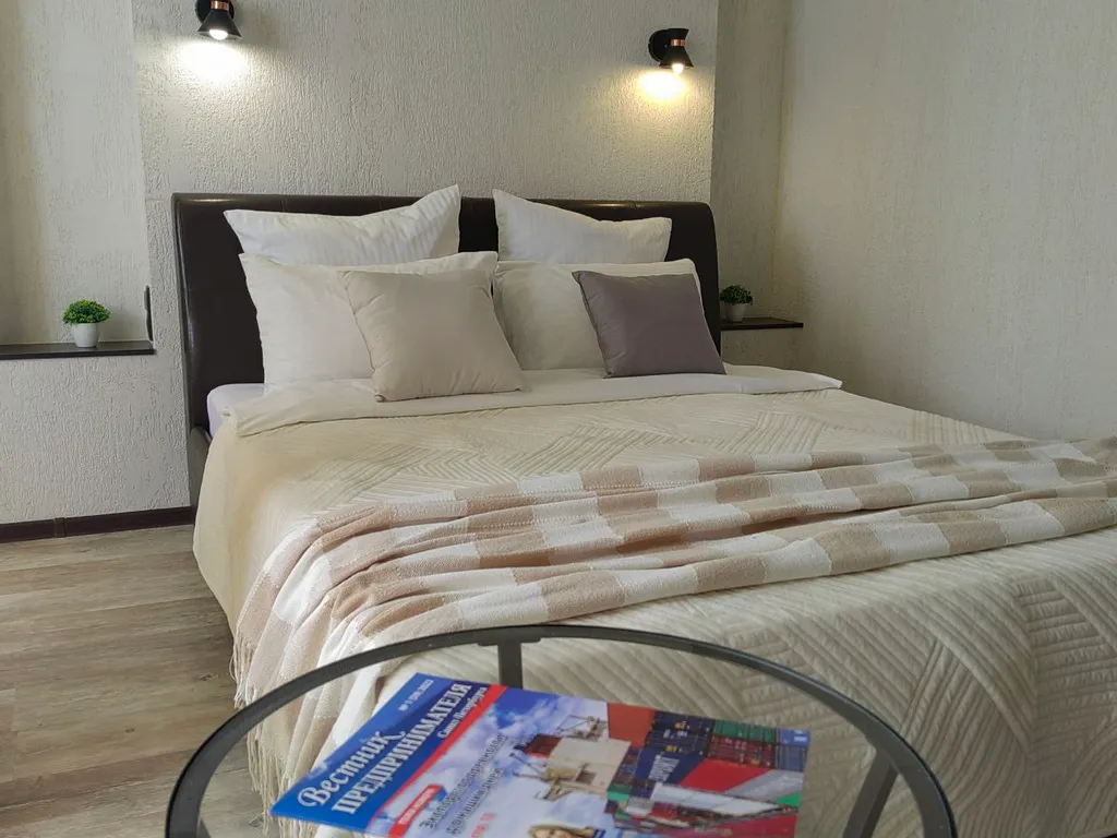 Уютная евродвушка с большой лоджией