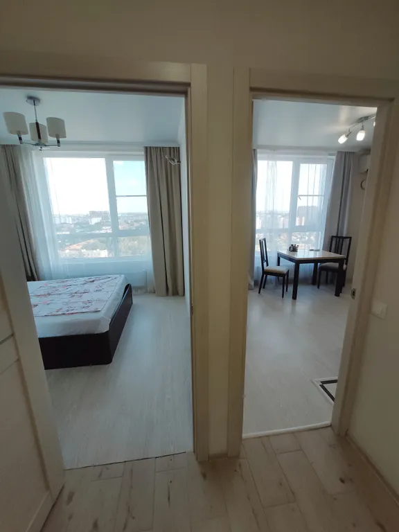 Евроквартира с панорамным видом, в элитном ЖК с фонтаном, центр города