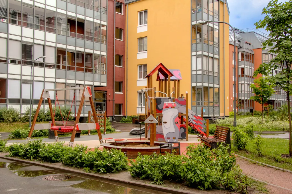 Квартира Квартира Уютная студия в Зеленом Квартале — Санкт-Петербург