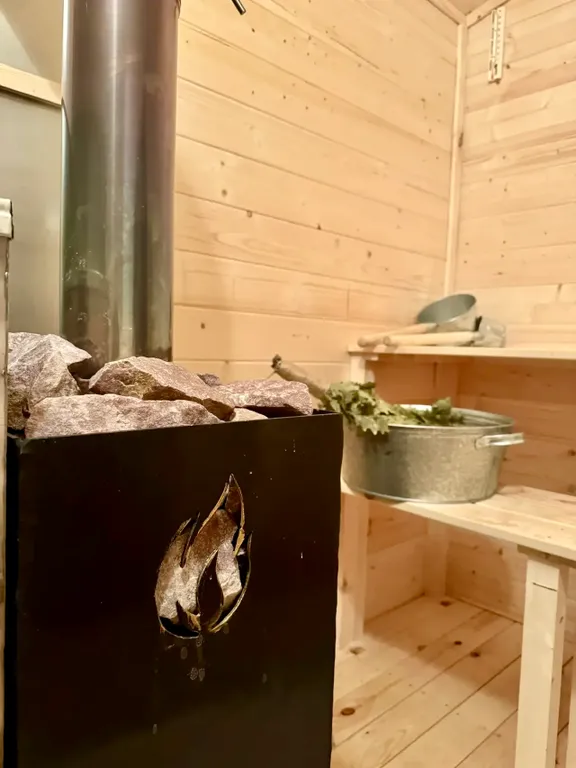 Коттедж Дом шалаш с баней — Санкт-Петербург