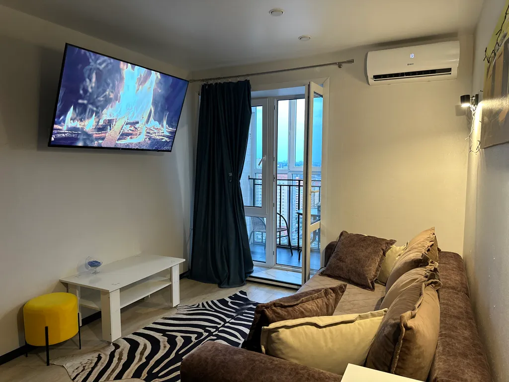 Стильная видовая студия на 24 этаже в ЖК Елецком