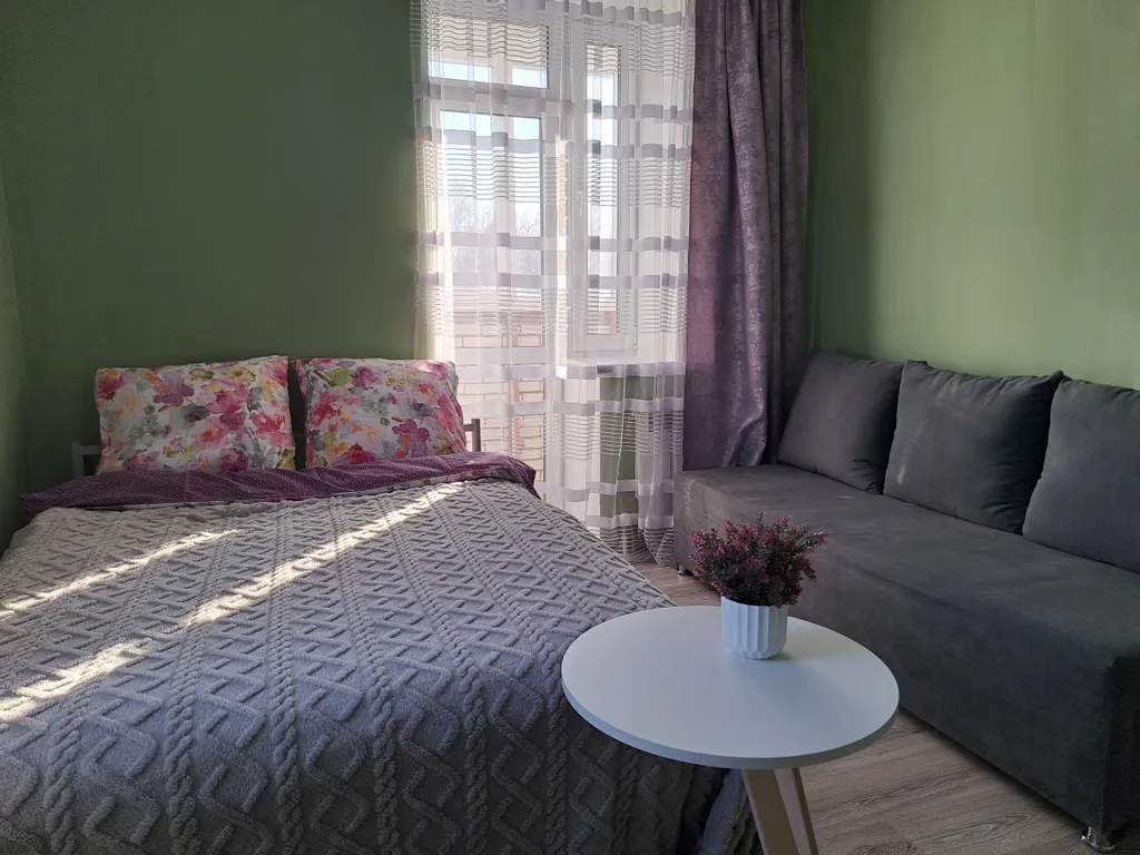 Квартира Светлая однушка с кроватью и смарт ТВ — аренда посуточно в Омск