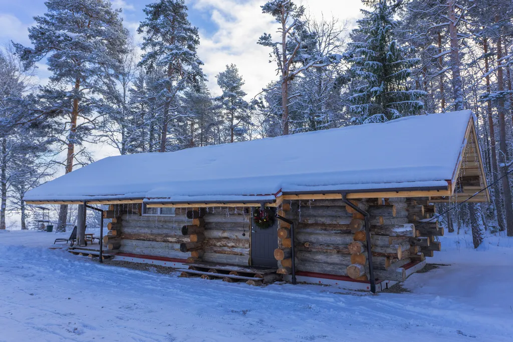 Коттедж из сосны Кело с видом на озеро