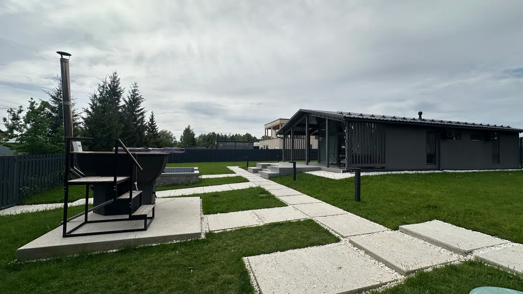 Моя атмосфера - дом с сауной, банным чаном, костровой зоной