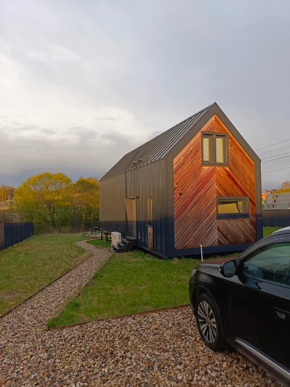 Уютный дом барн у водохранилища