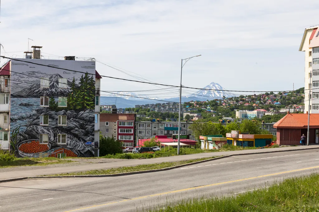 Солнечная квартира с видом на вулканы и сопки