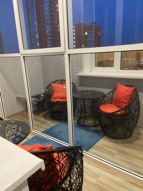 Уютная студия с красивым видом