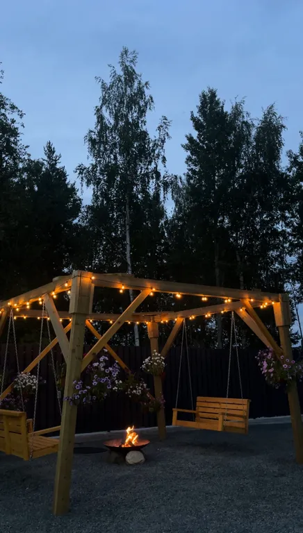 Коттедж Дом на берегу озера в Карелии — Чална