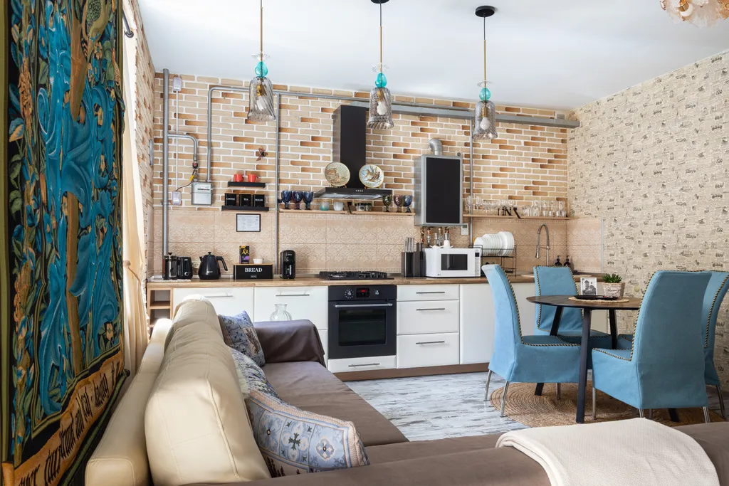 Семейные апартаменты "Гобелен" с балконом | 5 гостей, 3 спальные зоны