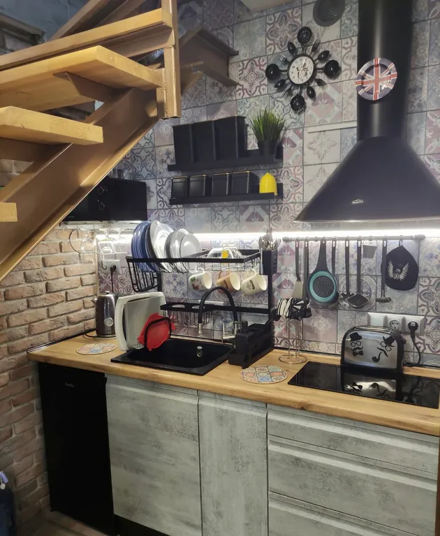 Двухуровневая квартира в Коктебеле с кондиционером недалеко от моря