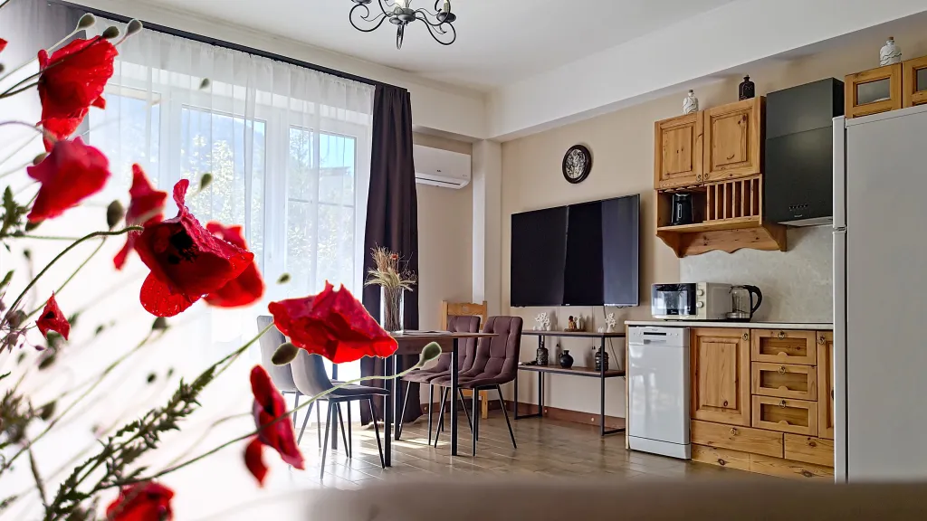 Квартира Апартамент в стиле Рустик с просторной спальней — аренда посуточно в Красная Поляна