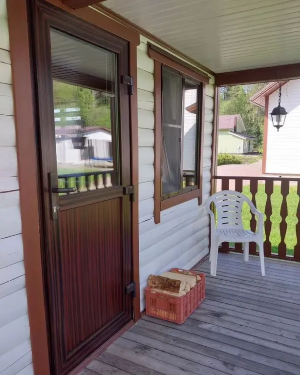 Дом-баня с видом на лес