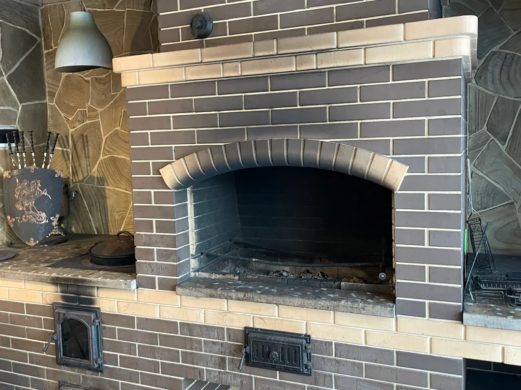 Дом из бревна с русской баней