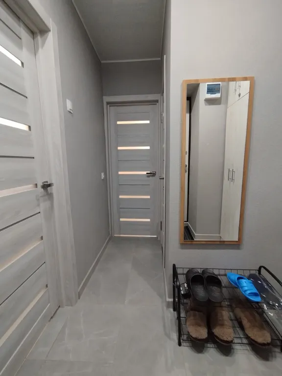 Яркая оранжевая квартира