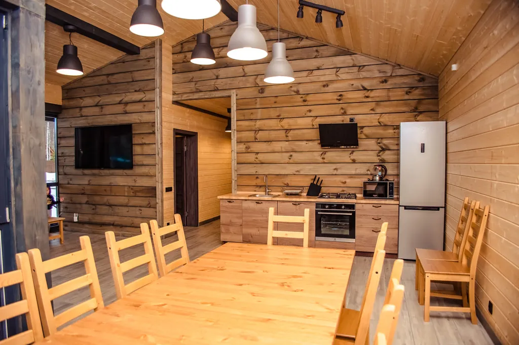 Дом В стиле лофт мини с панорамными окнами