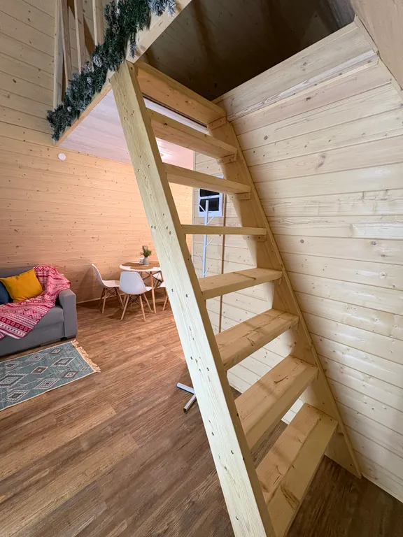 Гостевой дом в стиле А-фрейм Suvi в Карелии