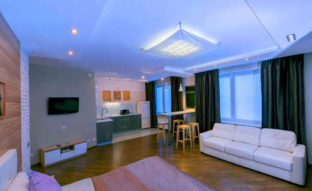 Студия Sky класса с шикарным видом на город