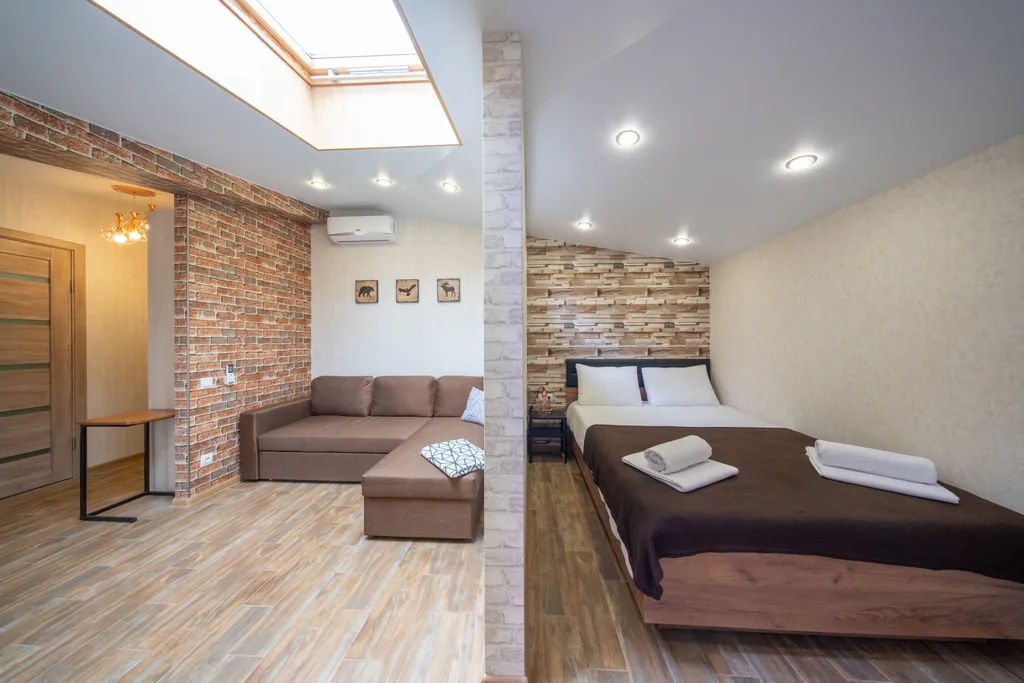 Квартира Уютная квартира "Море апартаментов" с балконом в Олимп Парке — Сириус