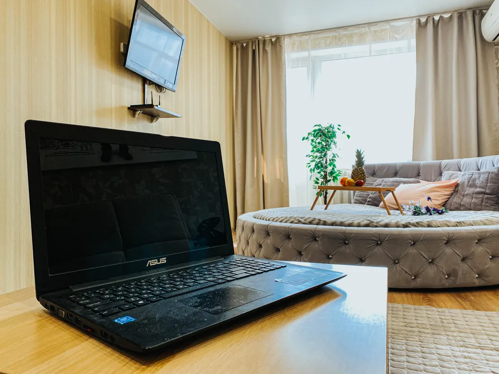 Уютная квартира с круглой кроватью и джакузи