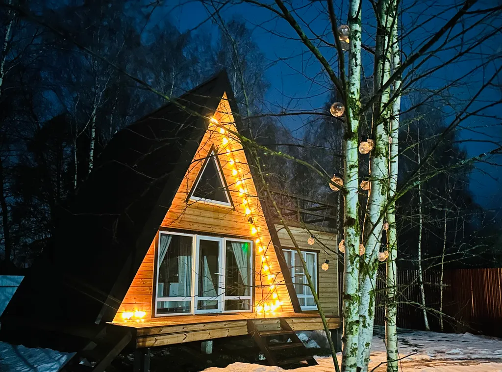 Коттедж Уютный домик A-frame — Горки