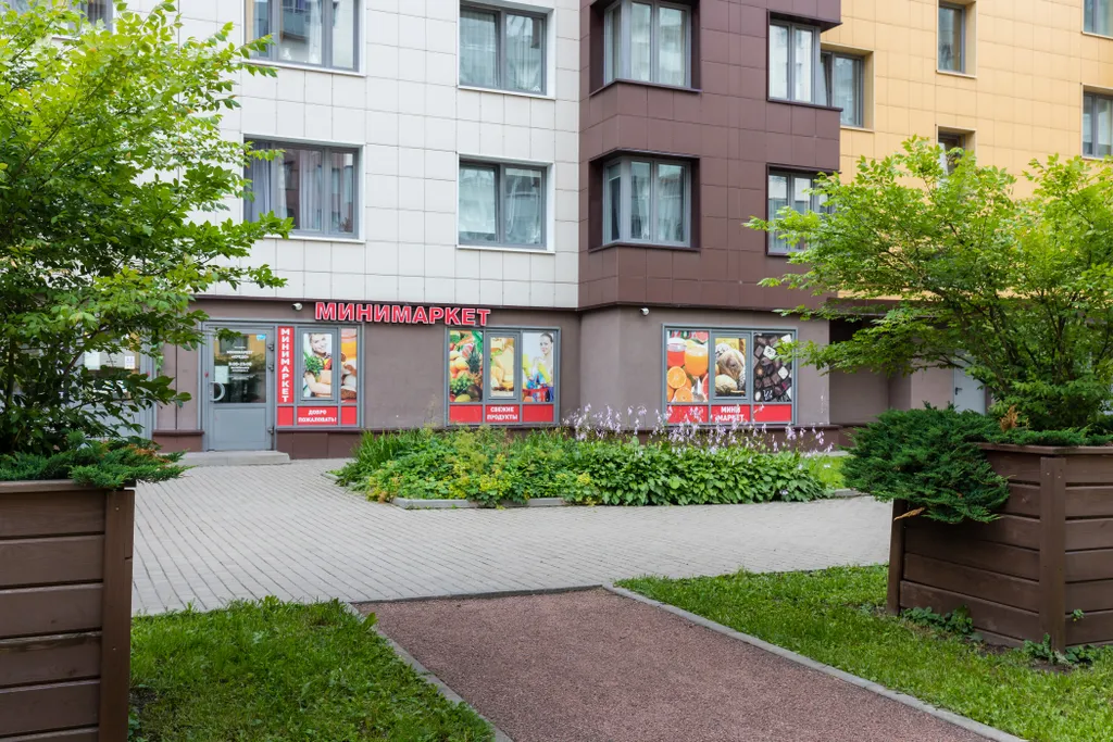 Квартира Квартира Комфортабельная студия с кухней и кондиционером — Санкт-Петербург