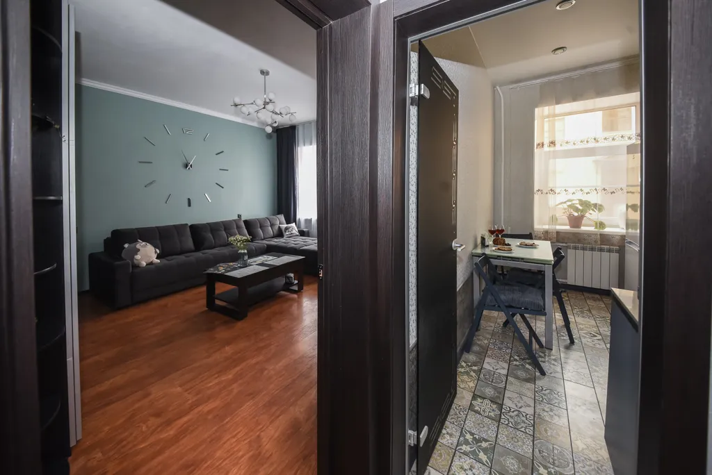 Квартира Просторная двухкомнатная квартира в доме Гумилёва — Кронштадт