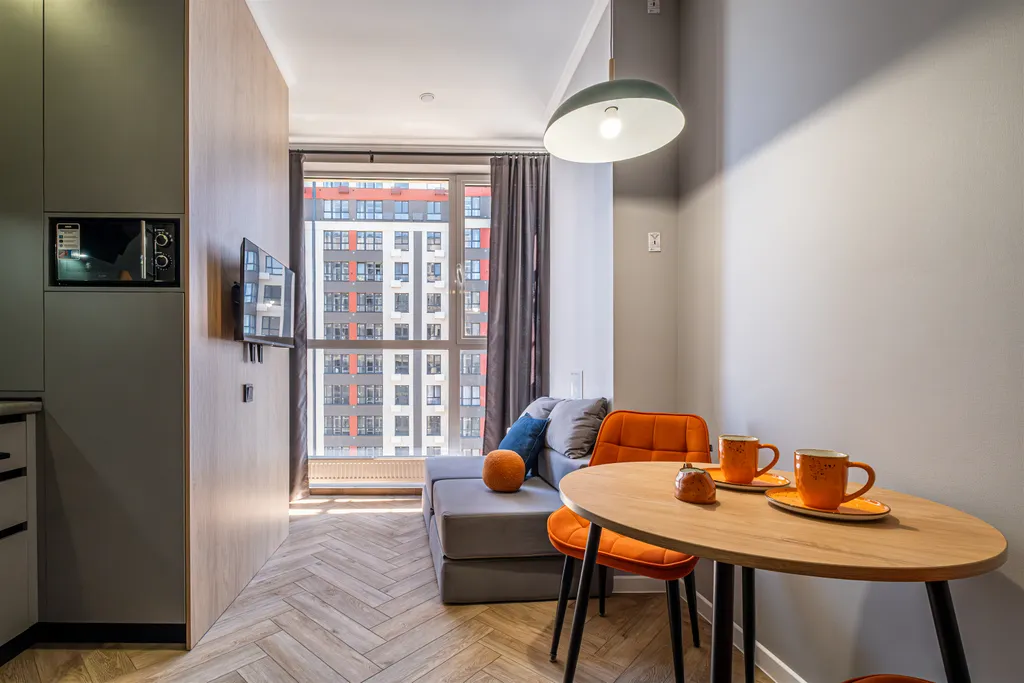 Дизайнерская однокомнатная квартира в центре города