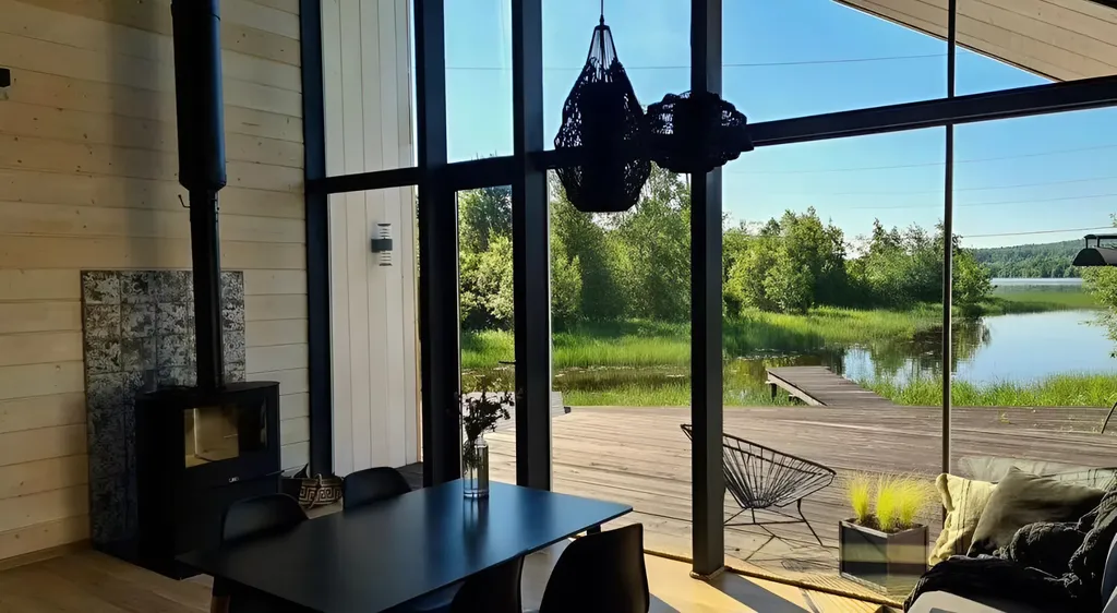 Лодж Ukko 75 кв.м на берегу Онежского озера