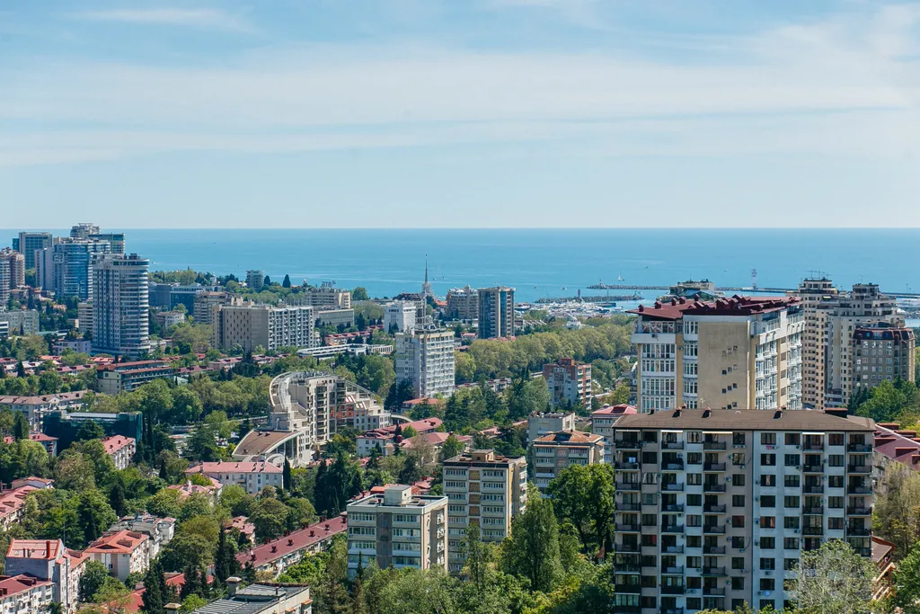 Квартира Современная квартира с видом на море и горы в самом сердце Сочи — Сочи