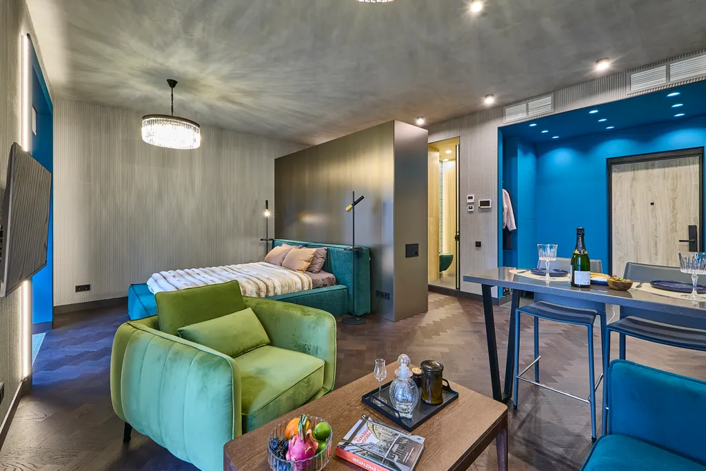 Квартира Апартаменты Metro Chic — Москва