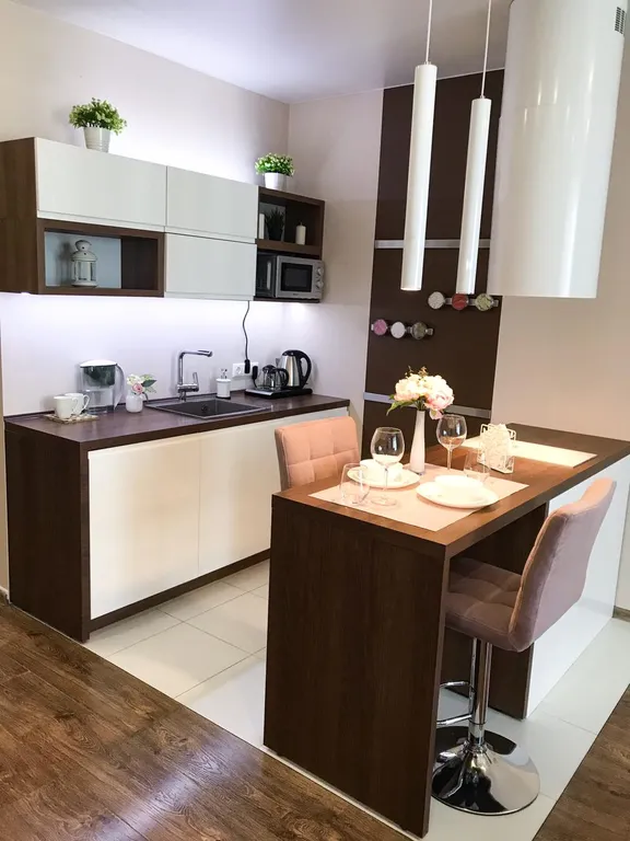 Апартаменты с потрясающим панорамным видом с 13 этажа