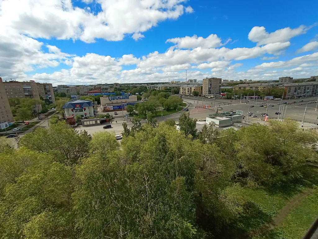 Квартира с видом на город в центре