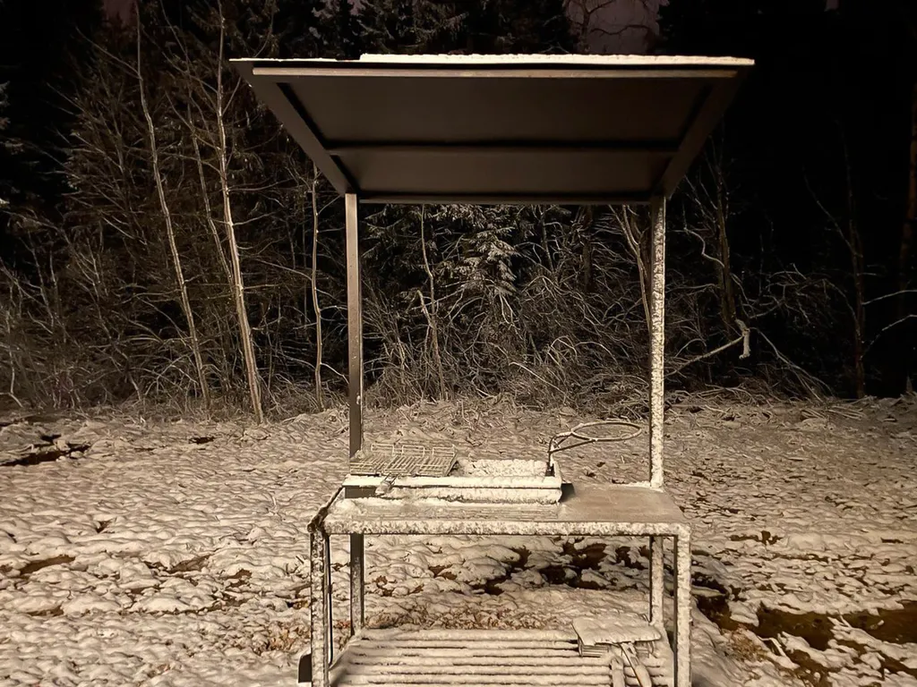 Коттедж Коттедж Уютный а-фрейм с камином и купелью на террасе — Сычево