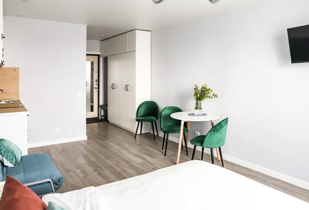 Студия в 390 метрах от метро