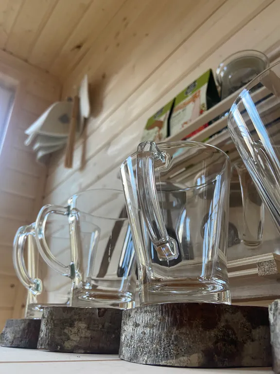 Домик в березах с баней