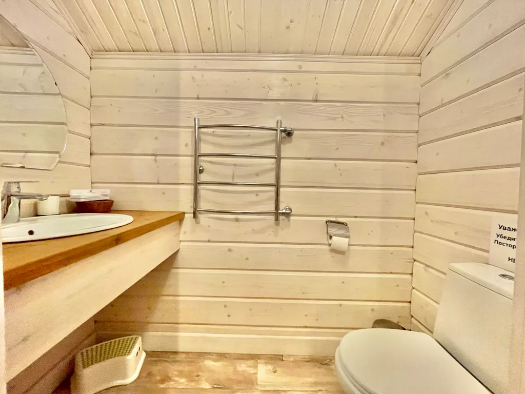 Коттедж с сауной и камином